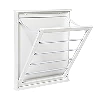 DRY-04446 Small Wall-Mounted Drying Rack, White