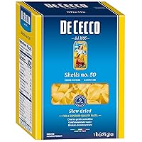 De Cecco Semolina Pasta, Shells No.50, 1 Pound (Pack of 12)