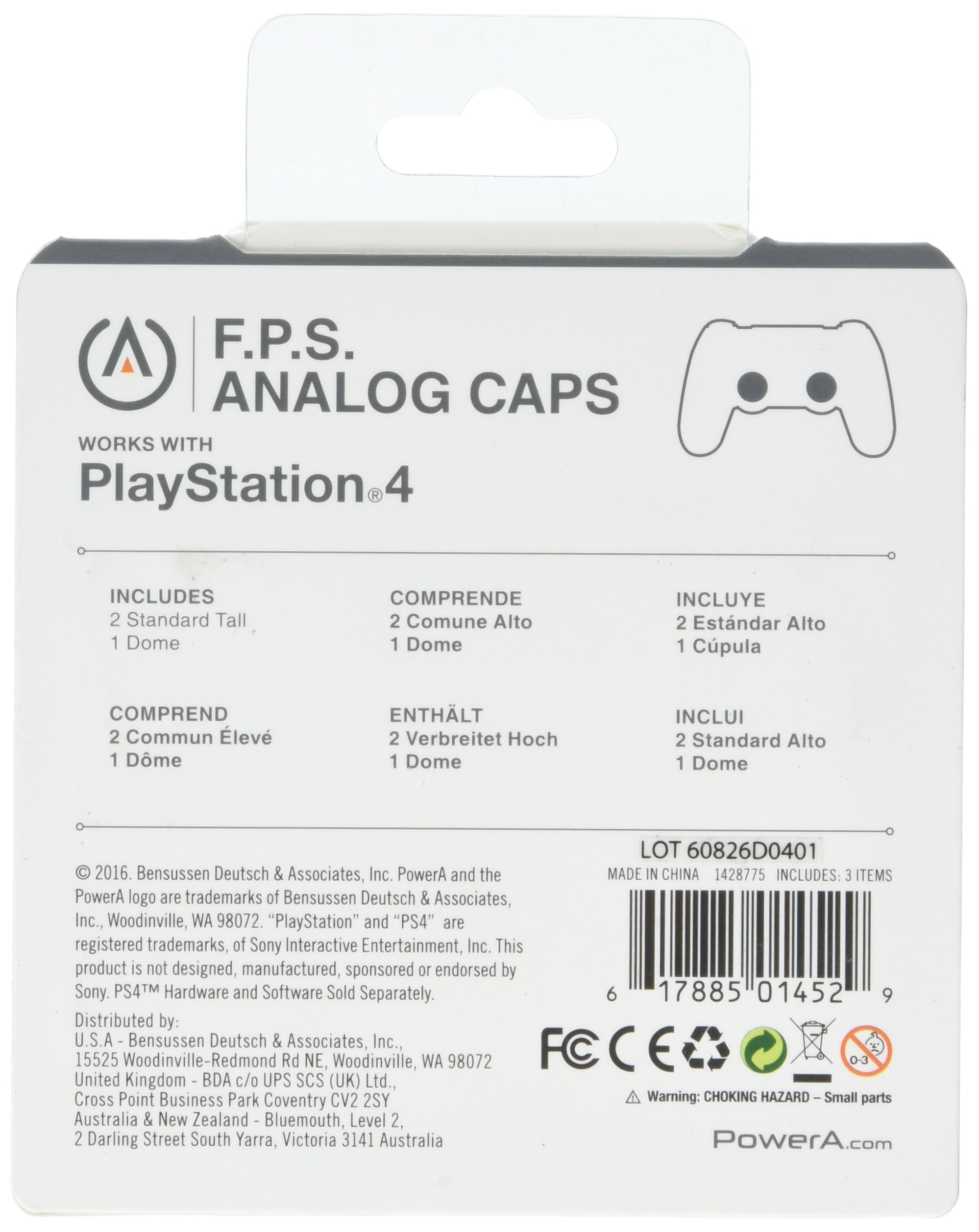 PowerA FPS ANALOG CAPS for PS4