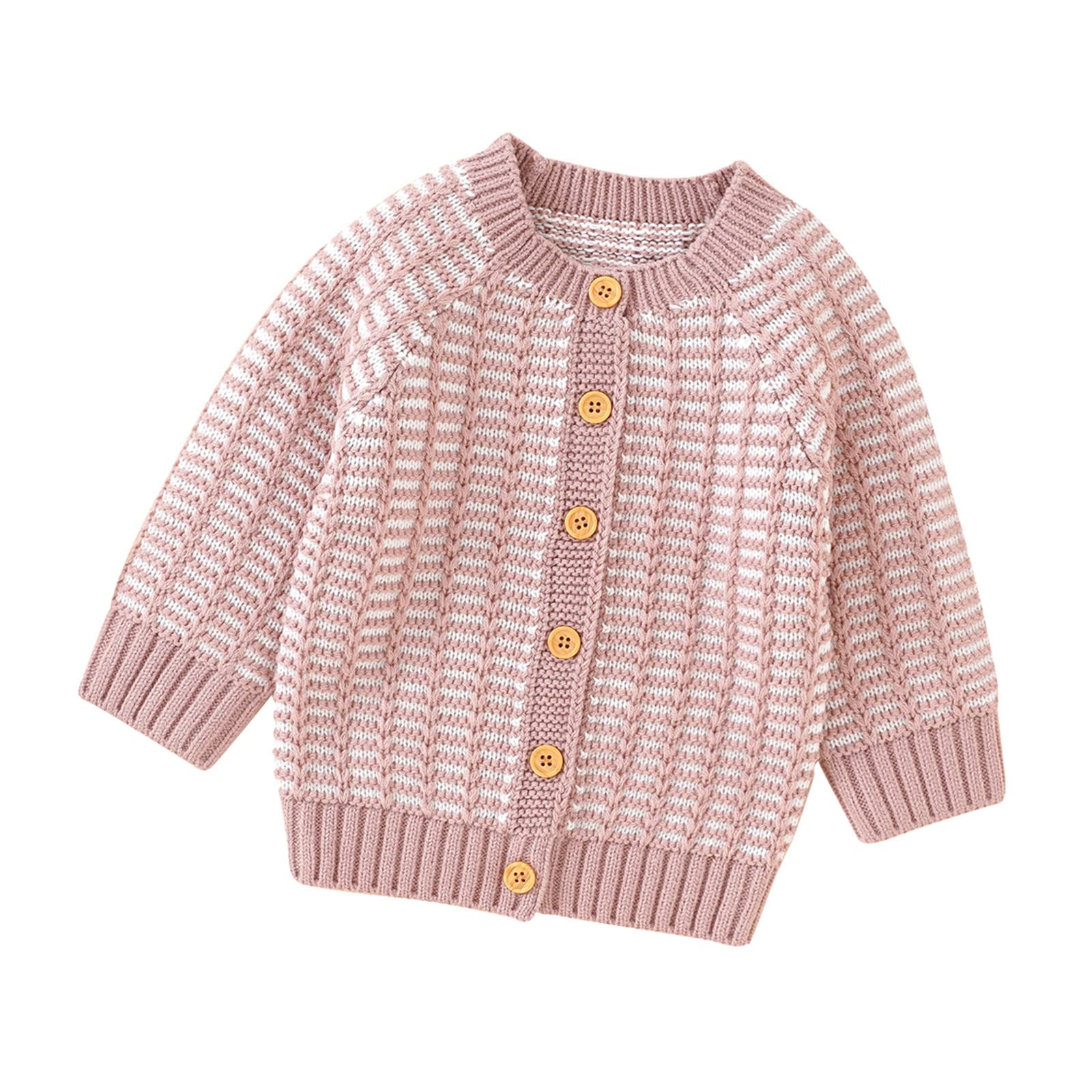 Baby Pullover Baby Girl Boy Knit Cardigan Sweater Hoodies Warm Tops Toddler Infant Outerwear Jacket Girls Clothes Age 6