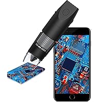 Portable Digital Microscope Wireless Handheld USB Inspection Camera 50x More Magnification Compatible with iOS, Android, MacBook, Windows Computer