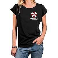 MAKAYA Women's Graphic Tee Shirt - Umbrella Corportion - T-Shirt