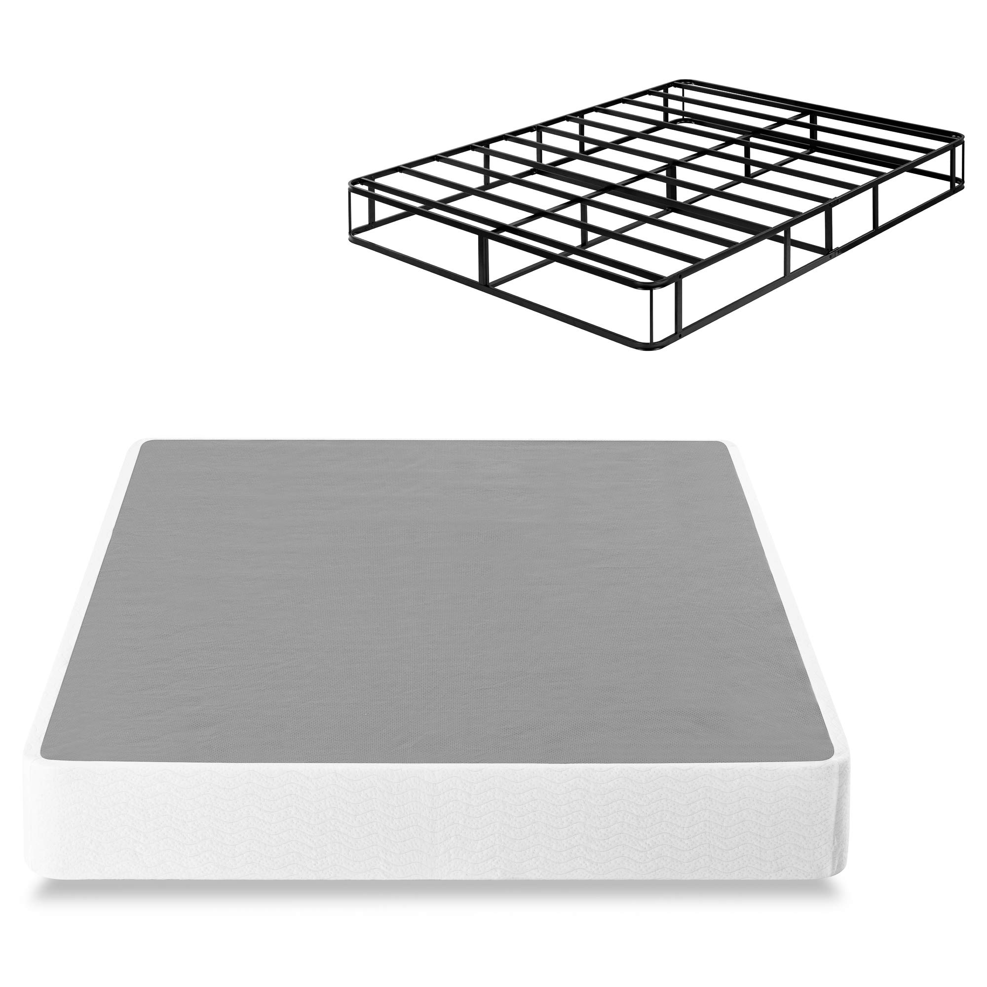 ZINUS 9 Inch Metal Smart Box Spring / Mattress Foundation / Strong Metal Frame / Easy Assembly, Queen