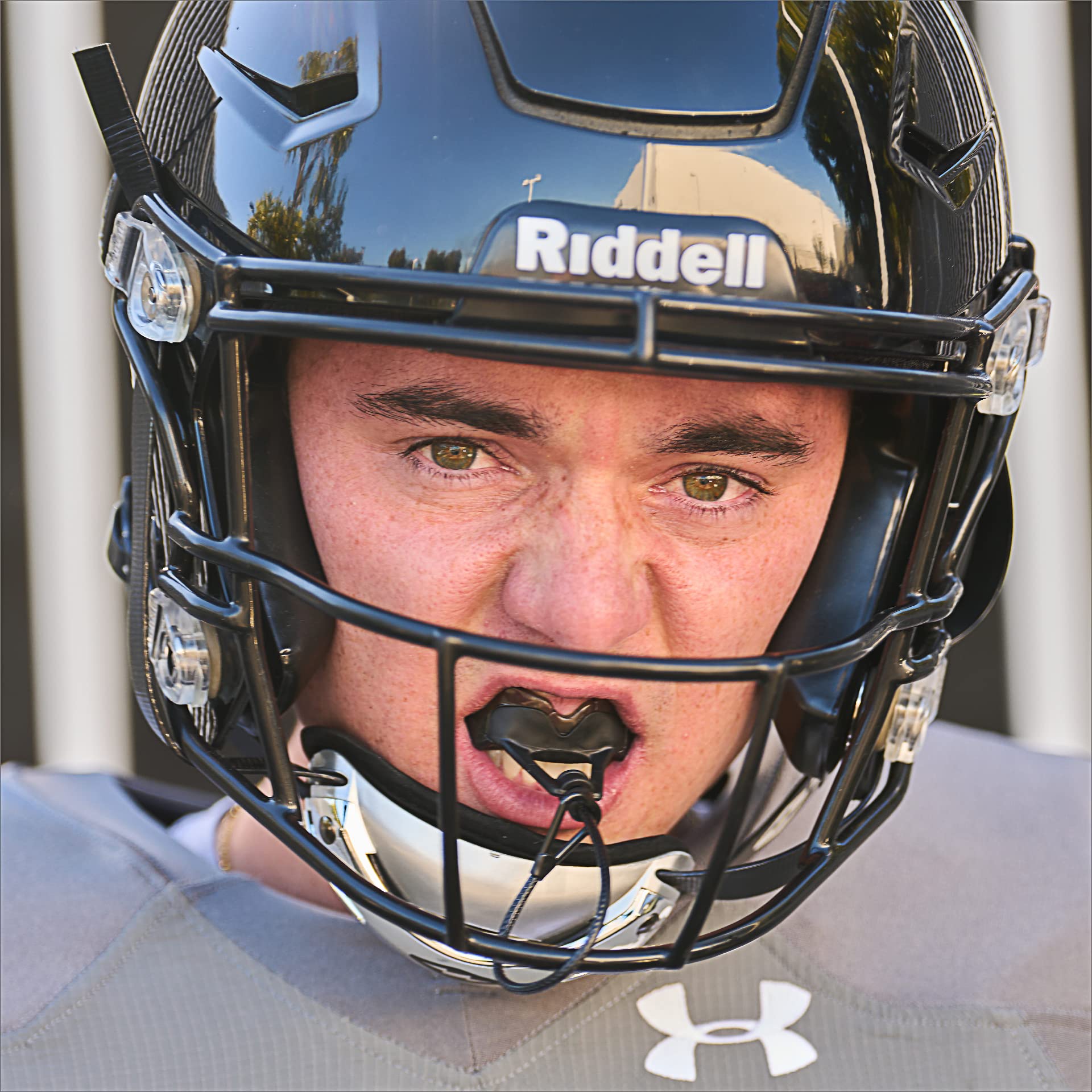 Under Armour Sports Mouth Guard, Custom Fit, Includes Detachable Helmet Strap, Youth & Adult Sizes