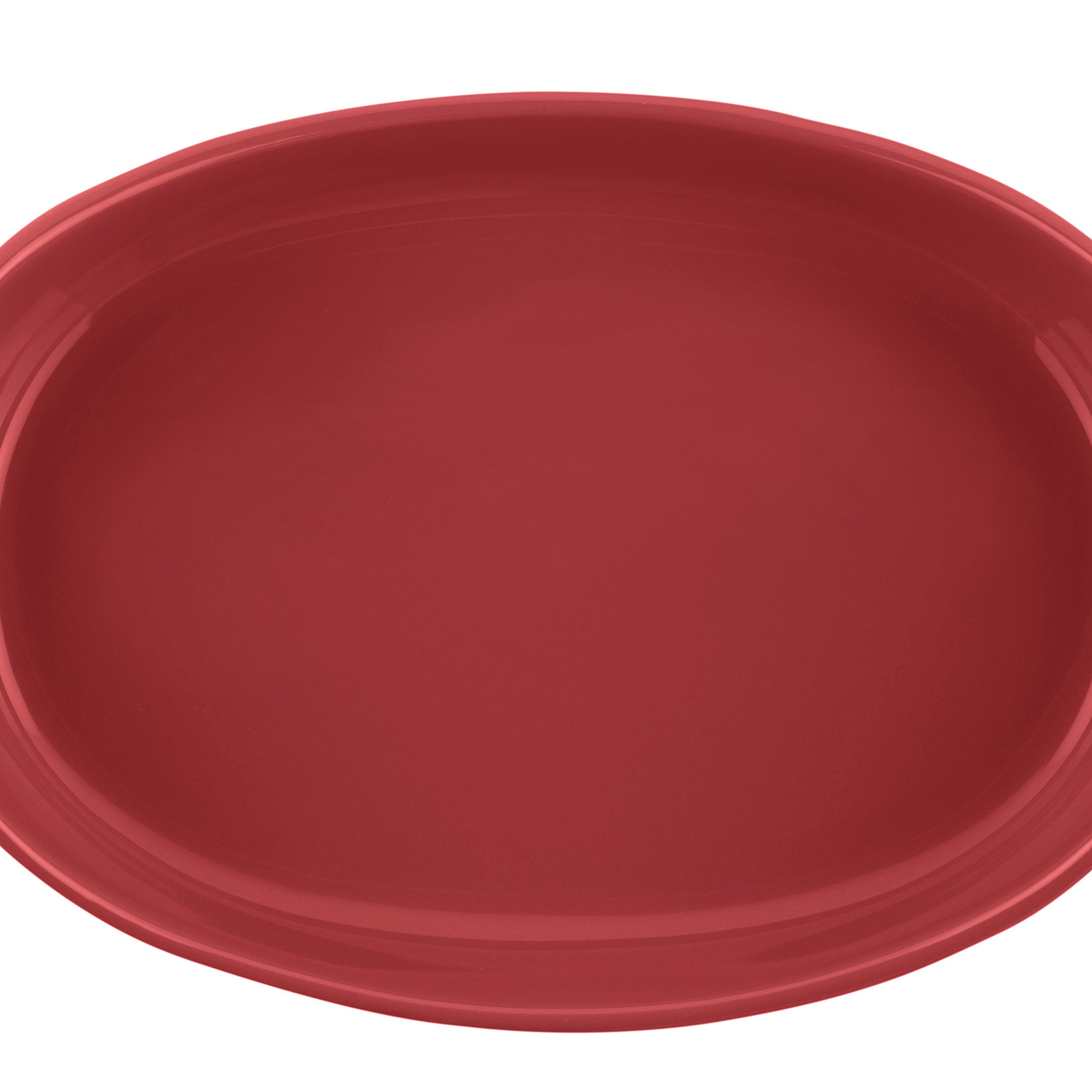 Rachael Ray Solid Glaze Ceramics Bakeware/Baking Pan Set - 2 Piece, Red