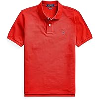 Polo Ralph Lauren Big Boys Cotton Mesh Polo Shirt (Red(2049)/N, Large)