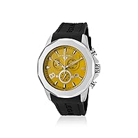 Men's SL-10042-07 Monte Carlo Black/Yellow Silicone Watch