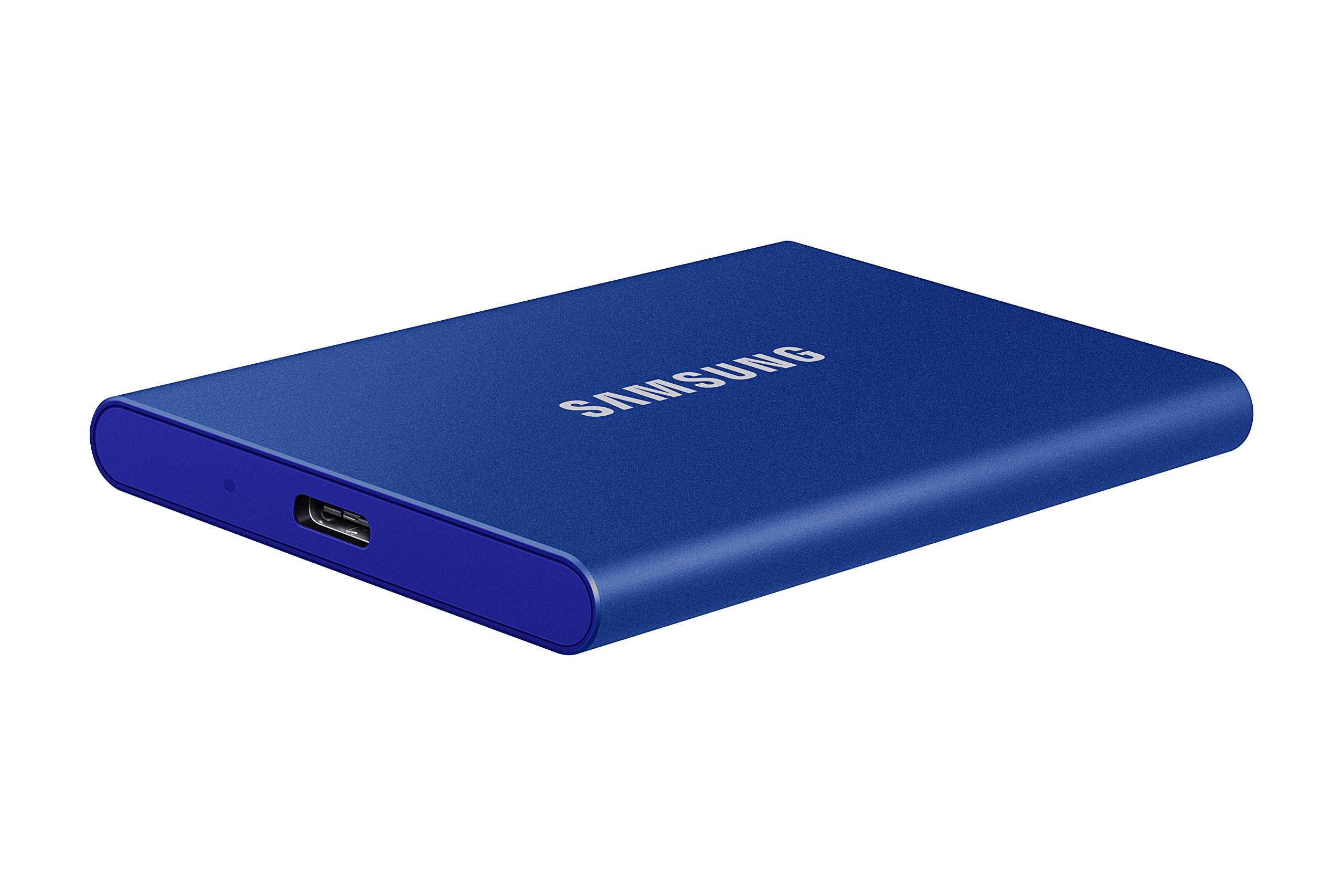 SAMSUNG T7 2TB, Portable SSD + 2mo Adobe CC Photography, up to 1050MB/s, USB 3.2 Gen2, Gaming, Students & Professionals, External Solid State Drive (MU-PC2T0H/AM), Blue