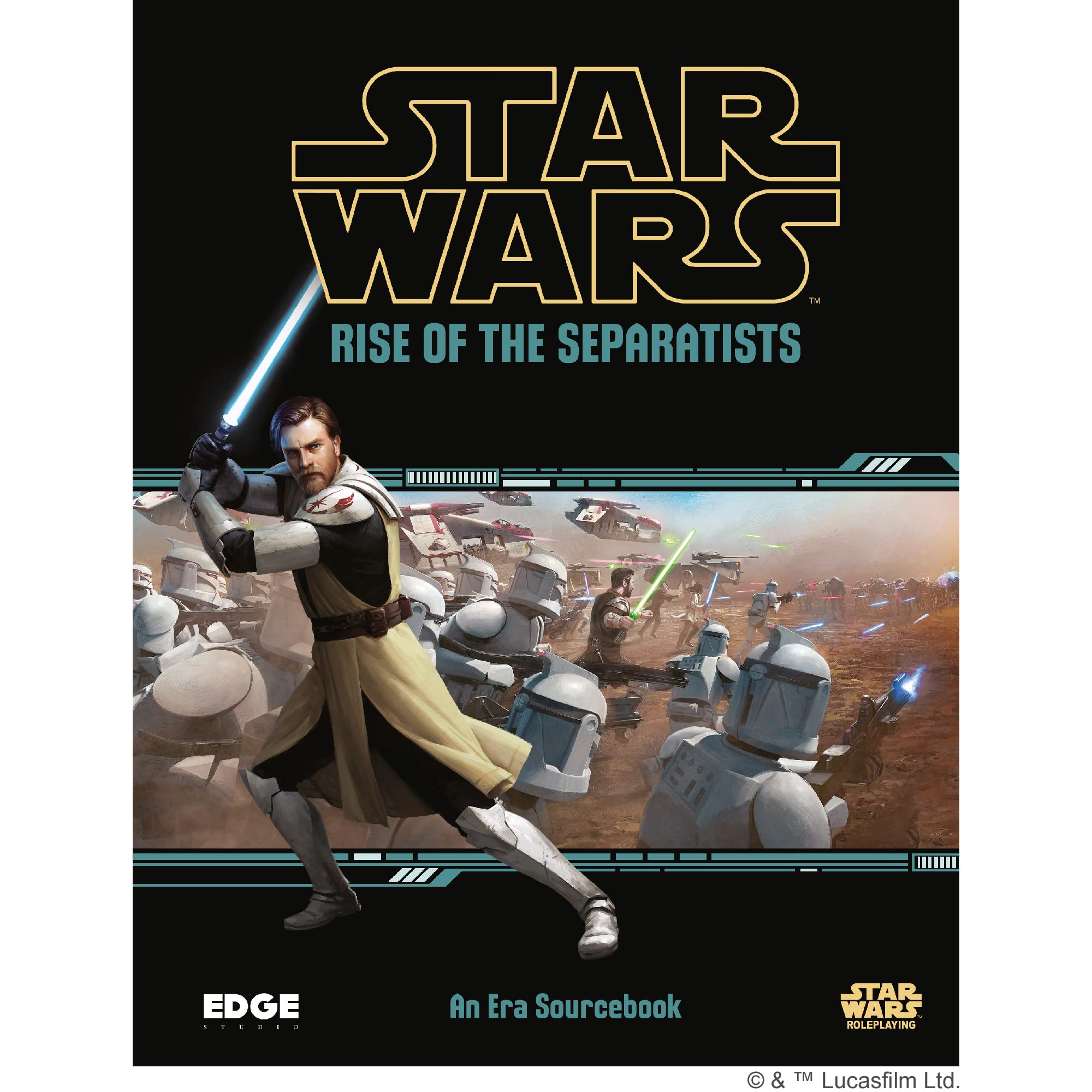 EDGE Studio Star Wars Rise of The Separatists Expansion Roleplaying Game Strategy Game Adventure Game for Adults and Kids Ages 10+ 2-8 Players Average Playtime 1 Hour Made