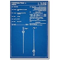 Star Wars Jedi Light Saber Patent - NEW Famous Invention Blueprint Poster