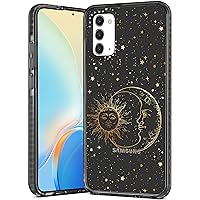 for Note 20 Case, Cute Funny Sun Moon Star Design for Women Girls Boys Teens for Galaxy Note 20 Cases, Cute Cartoon Sun Moon Star Print Cover for Samsung Note 20 Case 5G, 6.7''