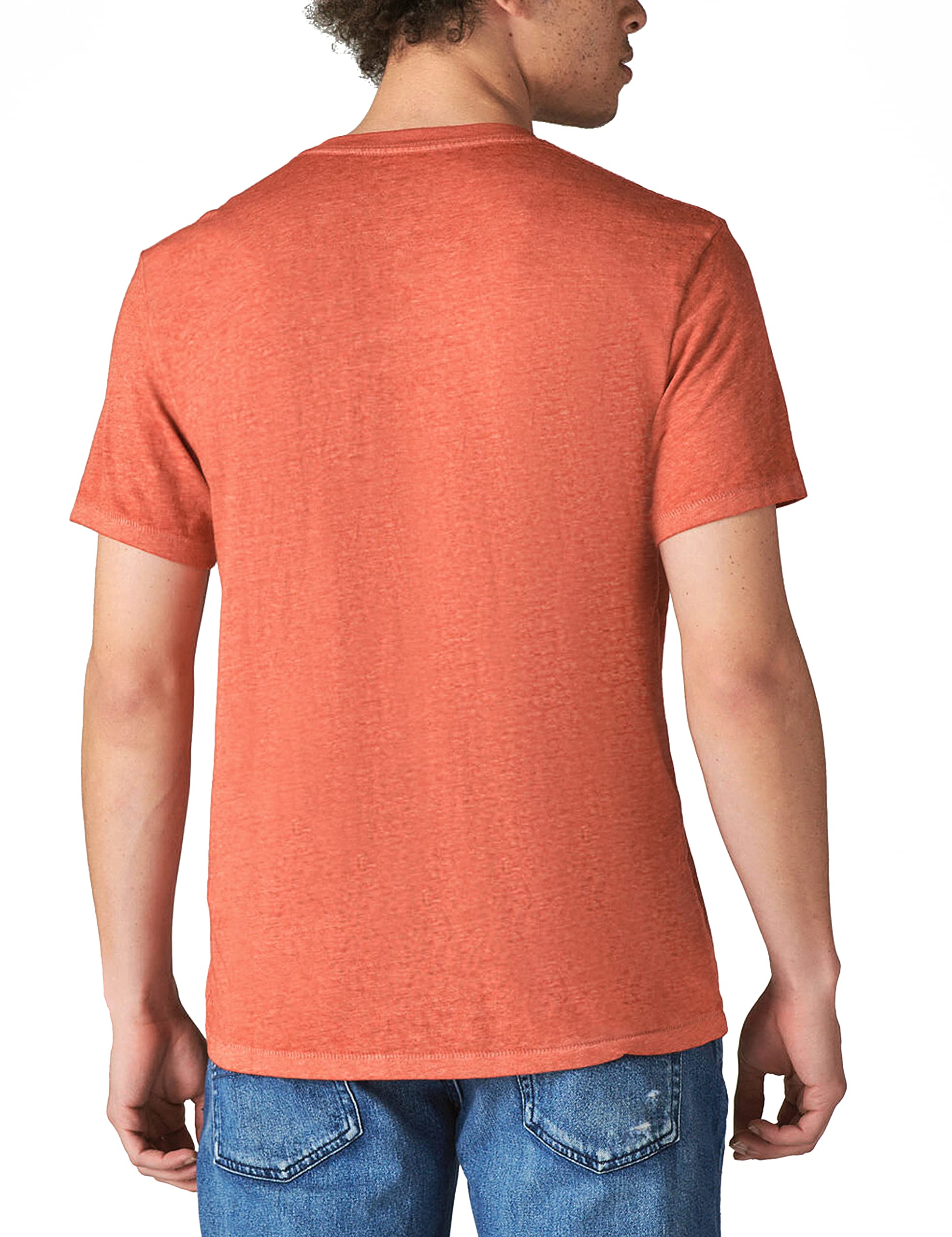 Lucky Brand Men's Venice Burnout V-Neck Tee Shirt