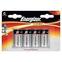 Energizer Max Premium C Batteries, Alkaline C Cell Battery (4 Count) E93BP-4