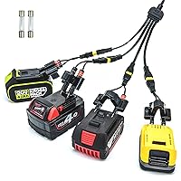 Octopus Ready Multi Power Tool Battery Charger for Universal Brands | Compatible with Any 18V-21V Li-ion Batteries, Simultaneously Charging 4 at Once | Charger for Cordless Tools Charging Station