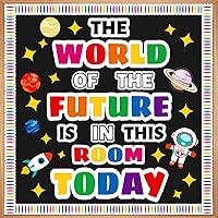 Classroom Bulletin Board Decoration Set Wall or Door Decor Colorful Classroom Decorations for Kindergarten Preschool Elementary and Middle School(The Future of The World is in This Room)