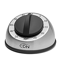 CDN Heavy Duty Mechanical Timer, Silver, 7