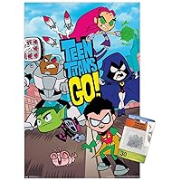 DC Comics TV - Teen Titans Go! - Group Wall Poster with Push Pins