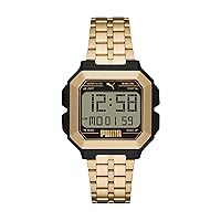 PUMA Men's Watches P5052, gold, Bracelet