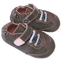 Prewalk Baby Shoes Boy Girl Infant Children Kid Toddler Crib Boy First Walk Gift Thin Rubber Sole Ashley Brown Pink
