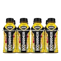 BODYARMOR Sports Drink Sports Beverage, Tropical Punch, Coconut Water Hydration, Natural Flavors With Vitamins, Potassium-Packed Electrolytes, Perfect For Athletes, 12 Fl Oz (Pack of 8)