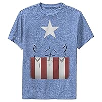 Marvel Kids' Simpler Captain Suit T-Shirt