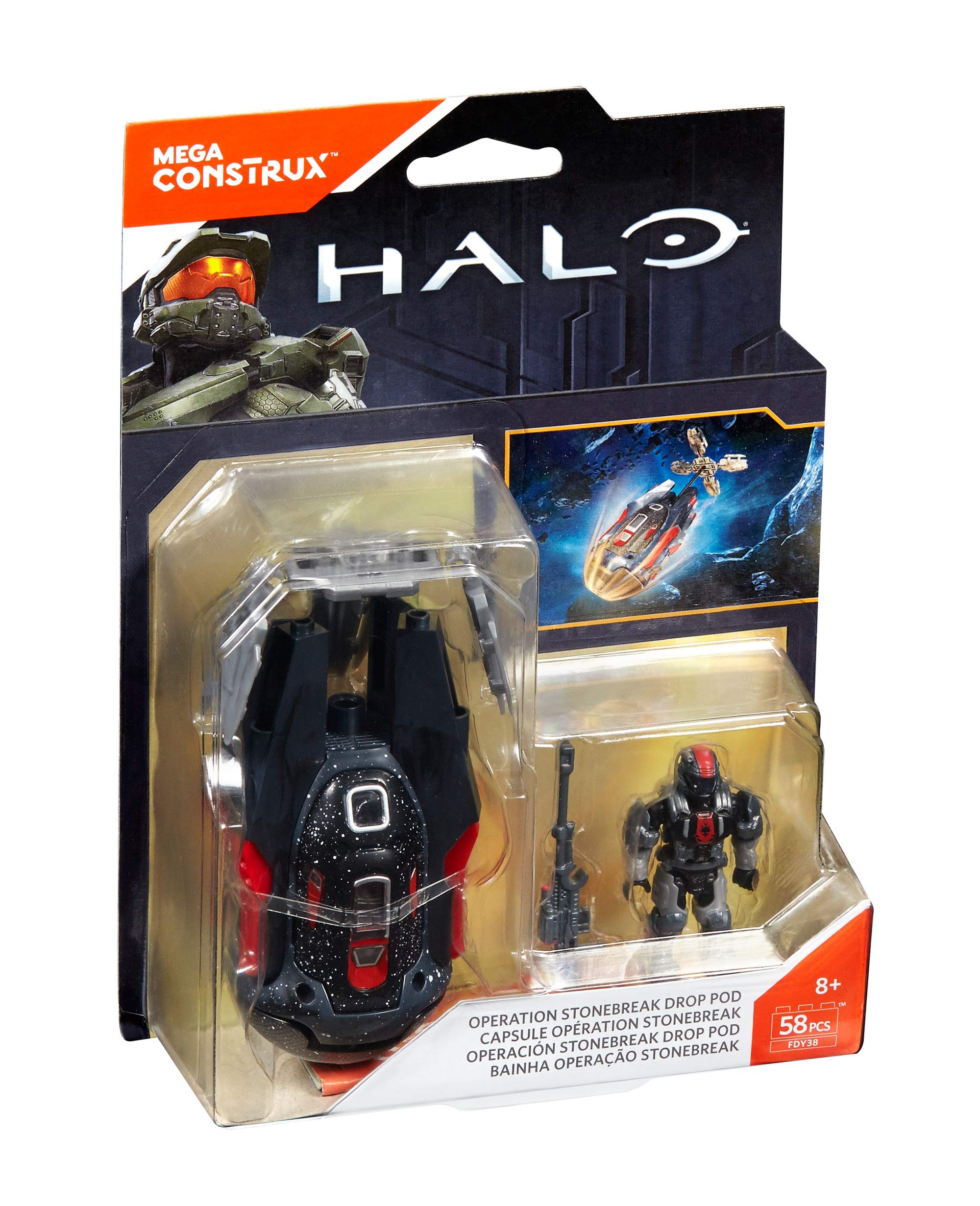 Mega Construx Halo Operation Stonebreak Drop Pod