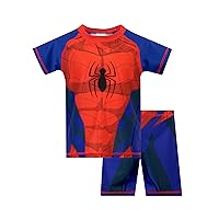 Marvel Boys' Spiderman Two Piece Swim Set (6) Multicolored