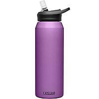 CamelBak eddy+ Water Bottle with Straw 32oz - Insulated Stainless Steel, Magenta