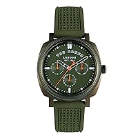 Ted Baker Gents Military Green Silicone Strap Watch (Model: BKPCNS3099I)