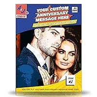 Personalised Comic Book for Paper Anniversary - Add Your Photos & Captions (Custom Anniversary)