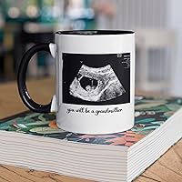 Ultrasound to Announce Pregnancy to Grandma, Pregnancy Announcement Mug, Pregnancy Announcement Gifts,Pregnancy Surprise, Baby Announcement (6)