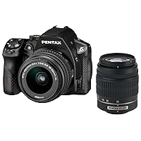 Pentax K-30 Weather-Sealed 16 MP CMOS Digital SLR with 18-55mm and 55-300mm Lenses (Black)