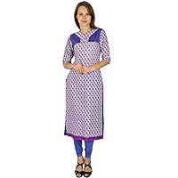 Indian Ethnic Kurti Cotton Designer Bollywood Kurta Women Tunic Dress
