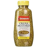 Zatarains Creole Mustard 12 Oz Squeeze, 2 Pack