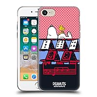 Head Case Designs Officially Licensed Peanuts Snoopy & Woodstock 3 Halfs and Laughs Soft Gel Case Compatible with Apple iPhone 7/8 / SE 2020 & 2022