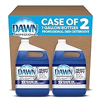 Dawn Professional Heavy Duty Manual Pot and Pan Dish Soap Detergent, 1 Gallon (Case of 2)