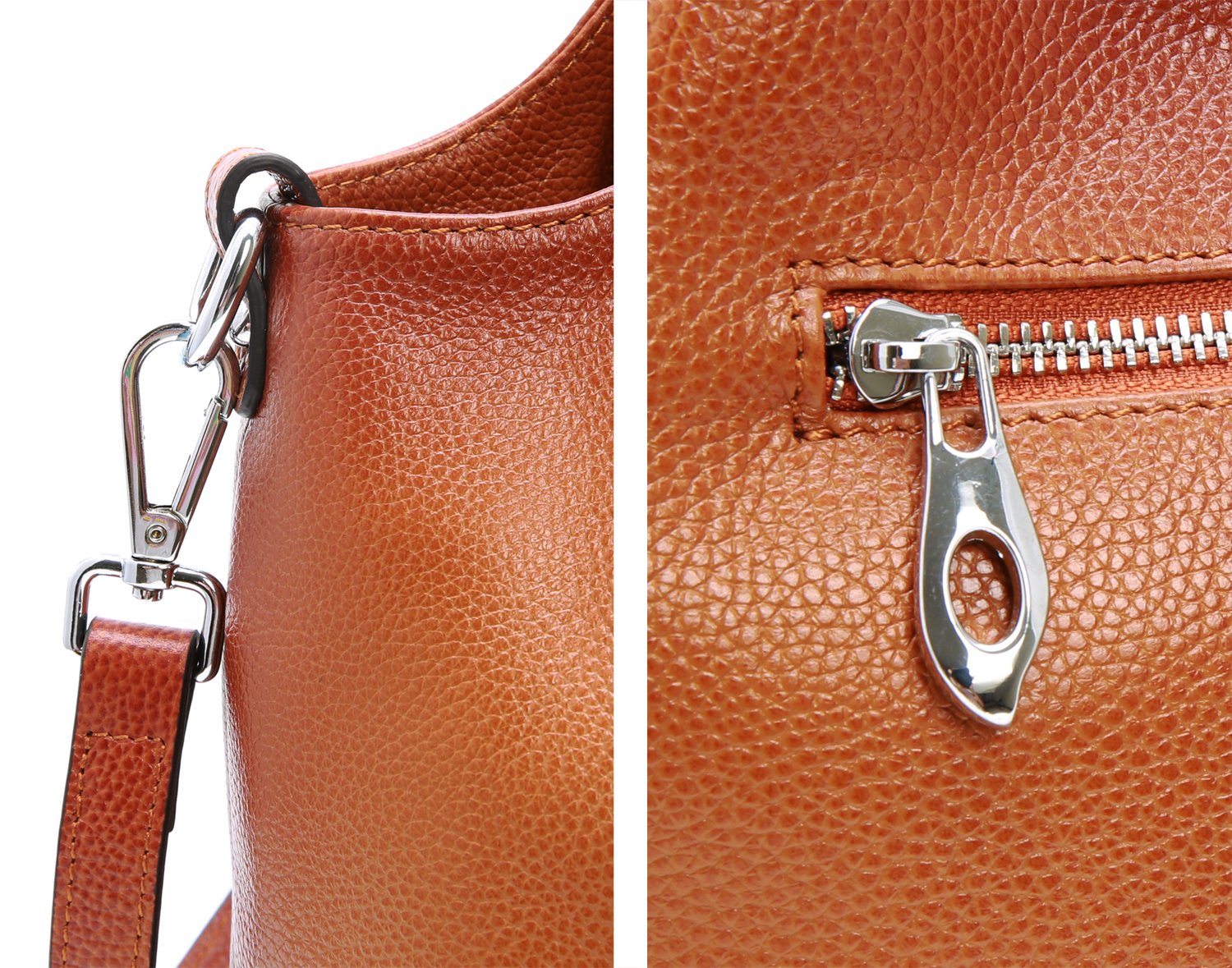 Iswee Genuine Leather Purses and Handbags for Women Shoulder Bag Top Handle Satchel Ladies Hobo Crossbody Bags