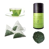Gyokuro and Teabag Tea Set from Japanese Green Tea Co – Premium 2-Piece Japanese Green Tea Assortment – Non-GMO, Delicate Flavor - Ideal for Tea Lovers