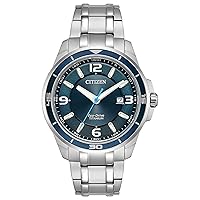 Citizen Men's Eco-Drive Weekender Brycen Watch in Titanium, blue dial (Model: BM6929-56L)