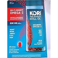 Kori Pure Antarctic Krill Oil Omega-3 800 mg 120 ct