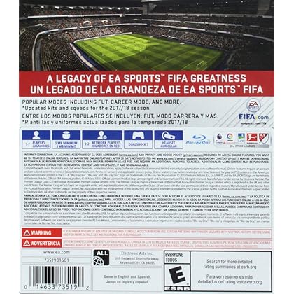 FIFA 18 Legacy Edition - PlayStation 3