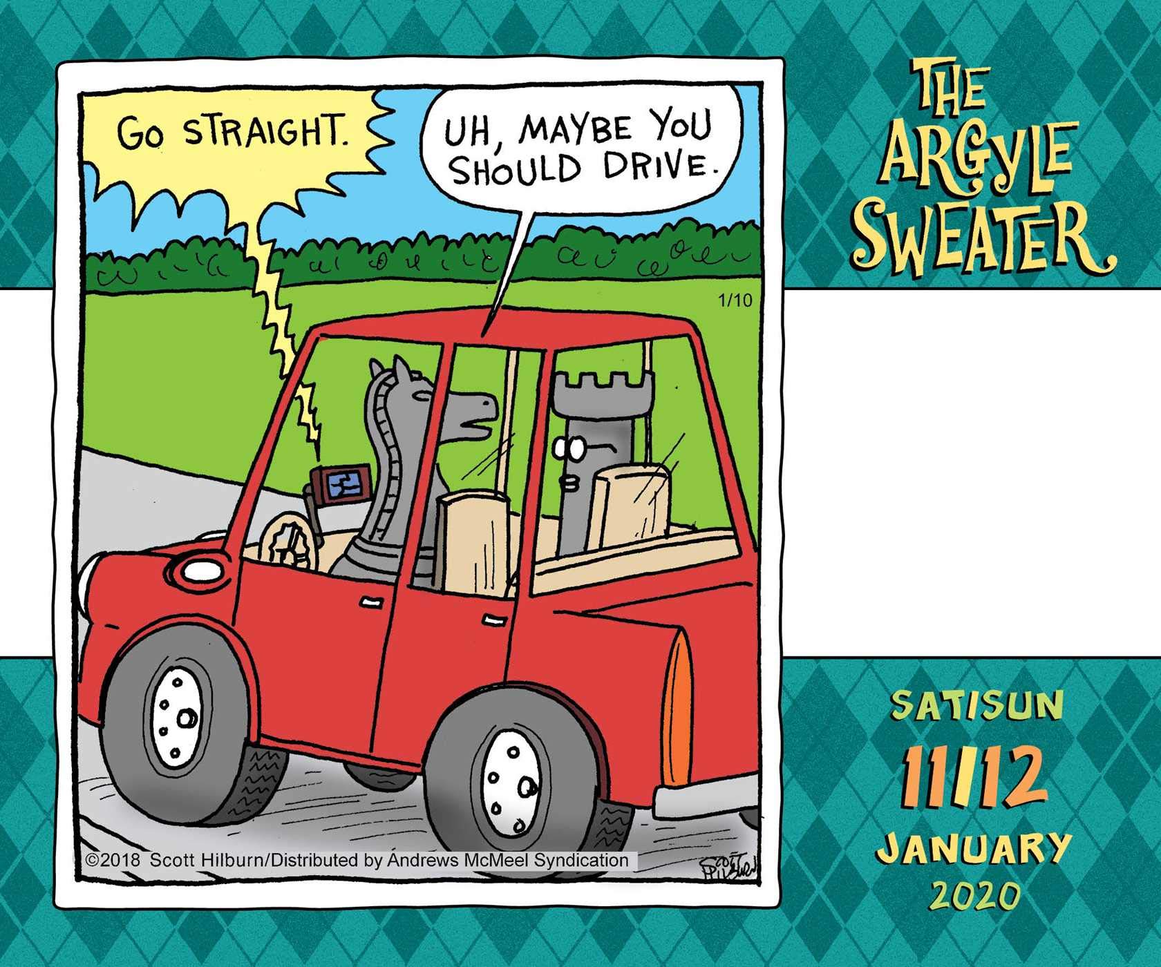 The Argyle Sweater 2020 Day-to-Day Calendar