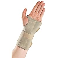 Thermoskin Wrist Hand Brace, Beige, LEFT, MEDIUM