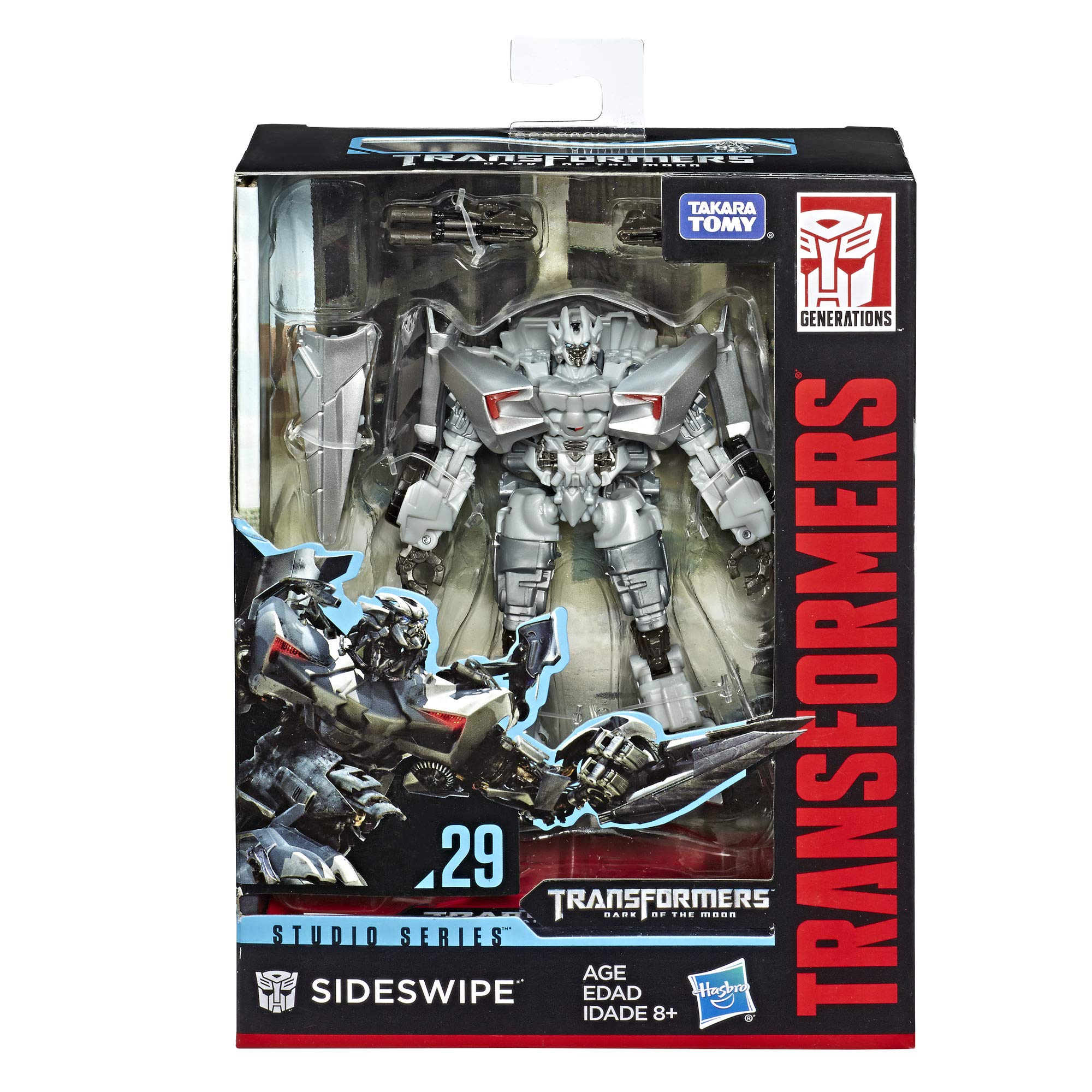 Transformers Studio Series 29 Deluxe Class Dark of The Moon Sideswipe Action Figure