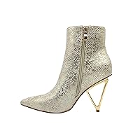 Gia Pointed Toe Short Bootie On a Cool Heel