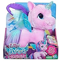 FurReal Flyalots, Flitter, My Alicorne, Interactive Plush, Animatronic Unicorn for Children, Ages 4 and Above