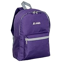 Everest Basic Backpack, Eggplant Purple, One Size