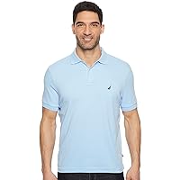 Men's Classic Fit Short Sleeve Solid Soft Cotton Polo Shirt
