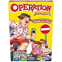 Hasbro Gaming Operation Junior Board Game | Operation Game for Younger Kids | Ages 3 and Up | 2 to 4 Players | Preschool Games | Fun Games for Preschoolers