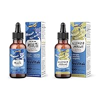 All-in-One Multivitamin and Allergy & Immunity Liquid Bundle for Dogs & Cats - for Digestive Support & Immunity - for Allergy Relief, Promotes Longevity